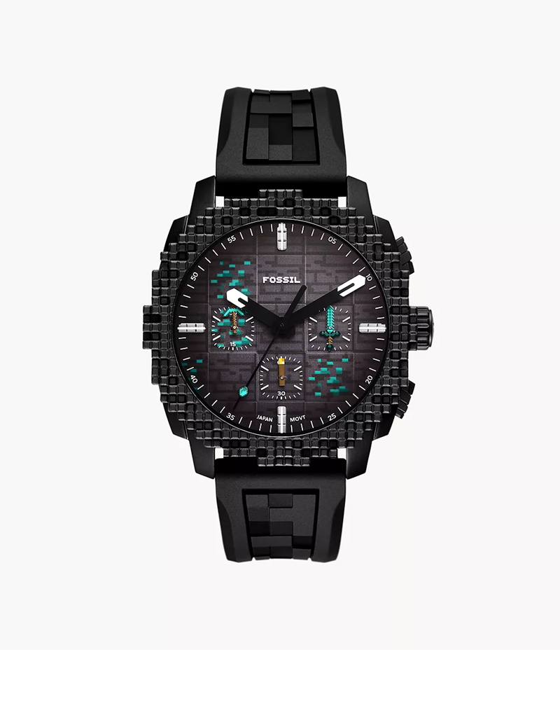 Minecraft x Fossil Deepslate Machine Watch 